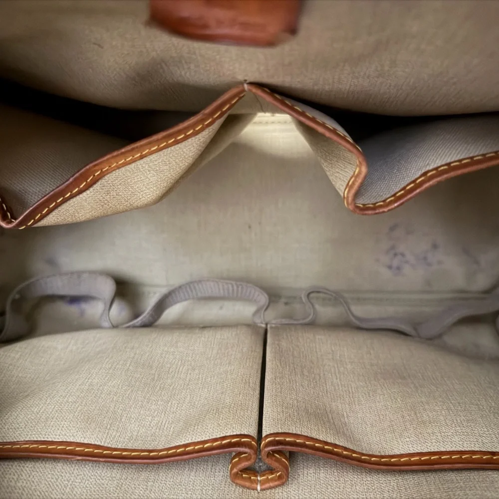 💯 Authentic Louis Vuitton LV Hand Bag Deauville Brown Monogram